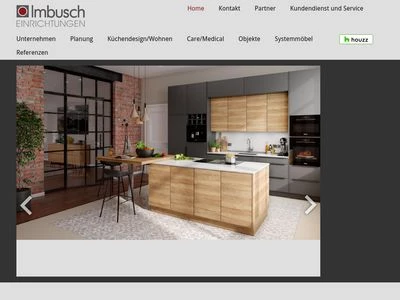 Website von Imbusch Einrichtungen GmbH