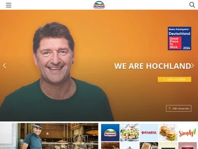 Website von Hochland SE