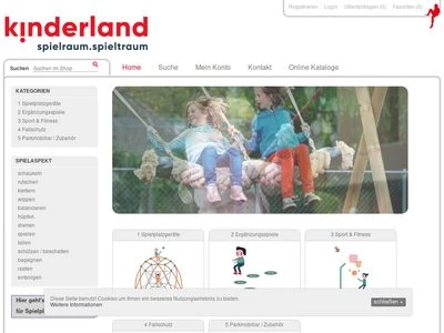 Website von Kinderland NEESER AG
