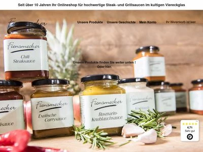 Website von Fiensmecker GmbH
