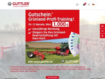 Website von Güttler GmbH
