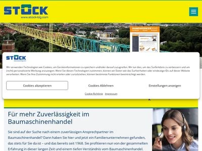 Website von Stock B.I.G. GmbH