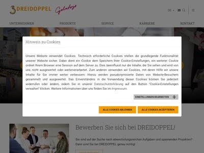 Website von Dreidoppel GmbH