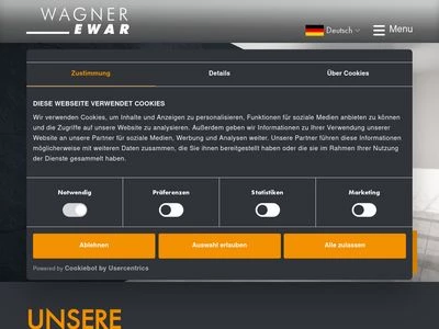 Website von Ernst Wagner GmbH & Co. KG