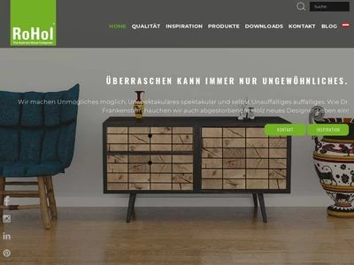 Website von Rohol Vertriebs GmbH