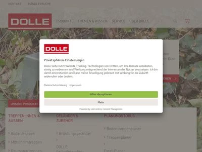 Website von  Gebrüder DOLLE GmbH