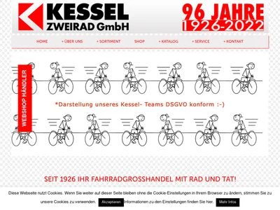 Website von Kessel-Zweirad-GmbH