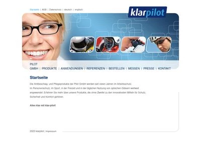 Website von PILOT GmbH