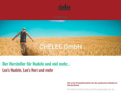 Website von CHELEE GmbH