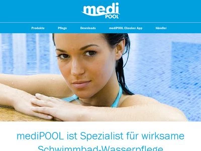 Website von mediPOOL GmbH