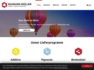 Website von Raimund Müller GmbH & Co. KG