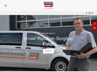 Website von RUNDUM Meir GmbH