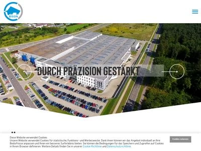 Website von BISON SPANNTECHNIK GmbH