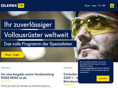 Website von Rubix GmbH