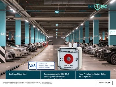 Website von Securitas Technology GmbH