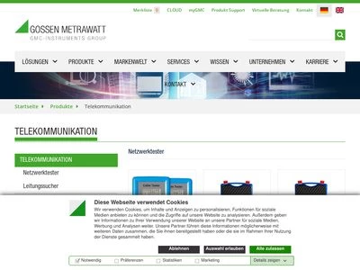 Website von Kurth Electronic GmbH