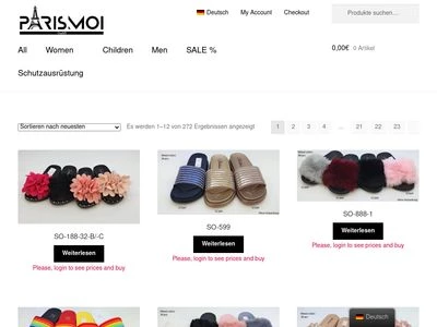 Website von Parismoi GmbH