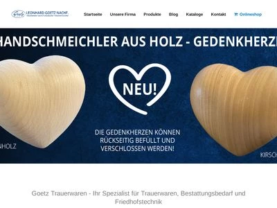 Website von Leonhard Goetz Nachf.