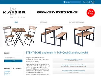 Website von Kaiser Metall & Idee GmbH & Co. KG