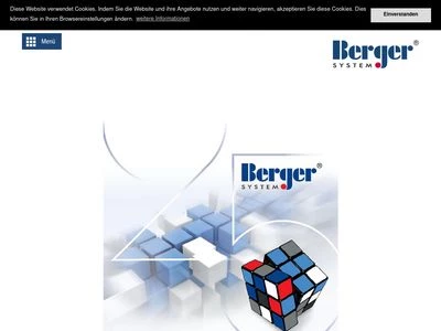 Website von Berger Raumsysteme GmbH