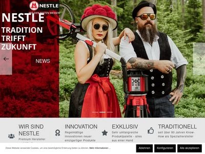 Website von Gottlieb Nestle GmbH