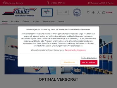 Website von Willi Schüler GmbH
