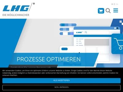 Website von LHG Leipziger Handelsgesellschaft mbH