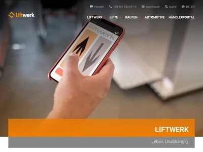 Website von Herkules Liftwerk GmbH