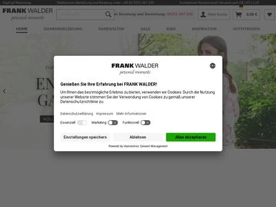 Website von Held Fashion Retail GmbH