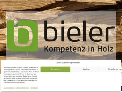 Website von Bieler GmbH