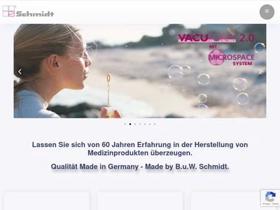 Website von B.u.W.Schmidt GmbH
