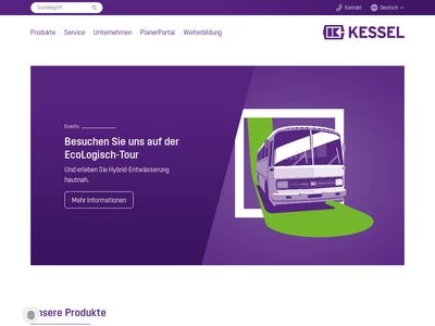 Website von KESSEL AG
