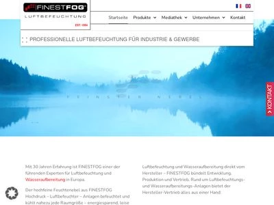 Website von FINESTFOG GmbH