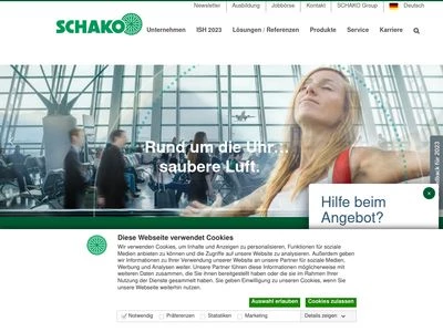 Website von SCHAKO KG