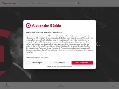 Website von Alexander Bürkle GmbH & Co. KG