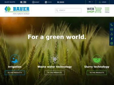 Website von Röhren- und Pumpenwerk Bauer GmbH