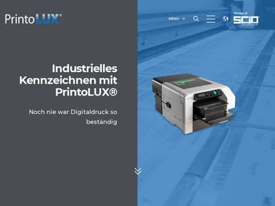 Website von PrintoLUX GmbH