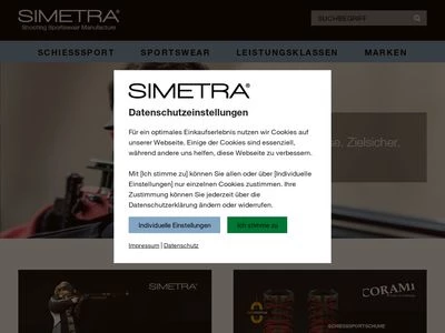 Website von SIMETRA GmbH