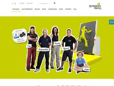 Website von ErgoTek GmbH & Co. KG