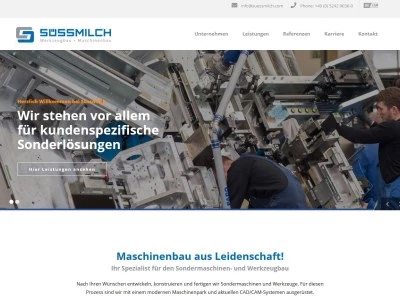 Website von Süssmilch GmbH & Co. KG