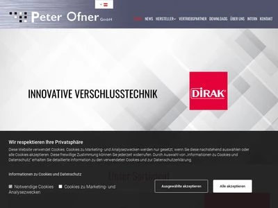 Website von Peter Ofner GmbH