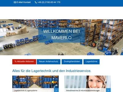 Website von MAVERLO GmbH & Co. KG