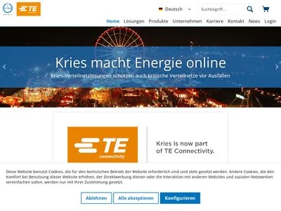 Website von Kries-Energietechnik GmbH & Co. KG