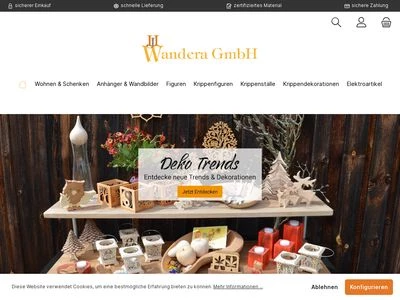 Website von Wandera GmbH