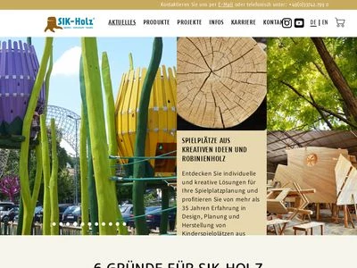 Website von SIK-Holzgestaltungs GmbH