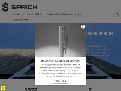 Website von SPRICH AG