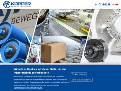 Website von Artur Küpper GmbH & Co. KG