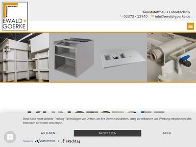 Website von Ewald und Goerke GmbH