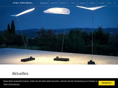 Website von Ingo Maurer GmbH