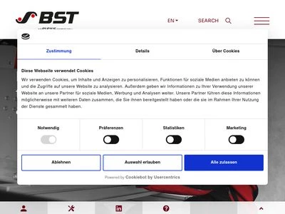 Website von BST eltromat International GmbH